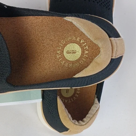 Revitalise New Blk Mesh Sneakers. - Picture 7 of 7